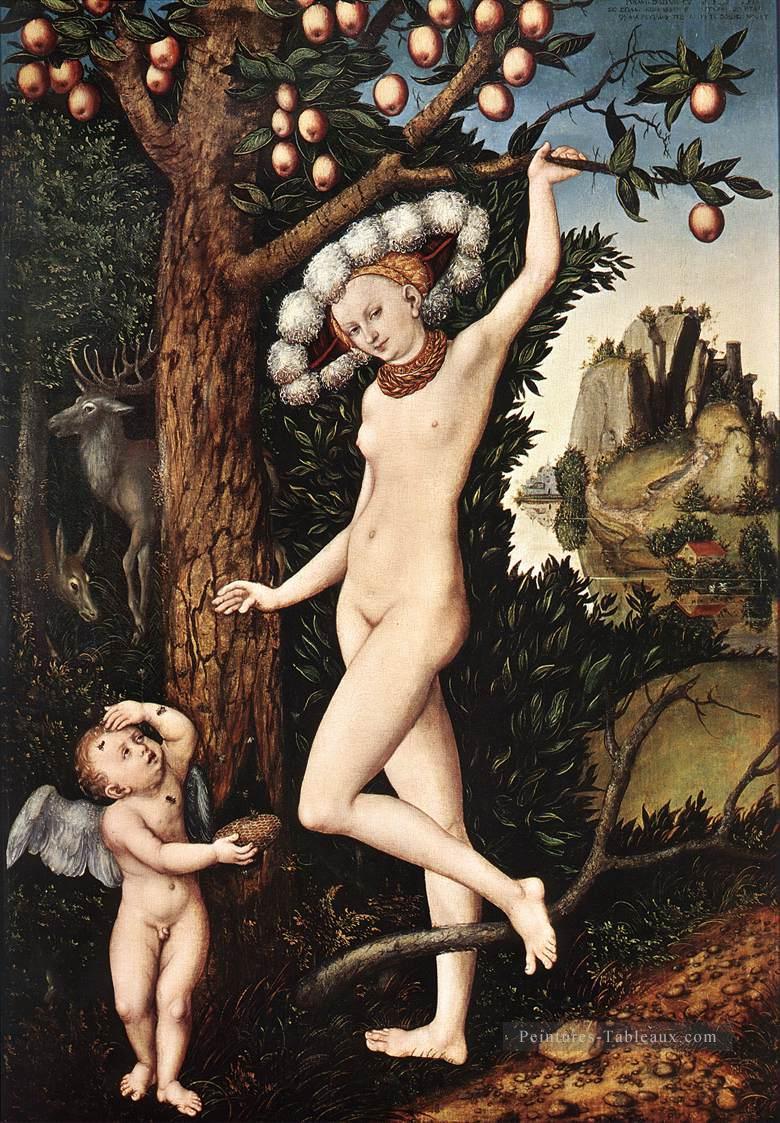 Cupidon se plaint à Venus Lucas Cranach l’Ancien Peintures à l'huile